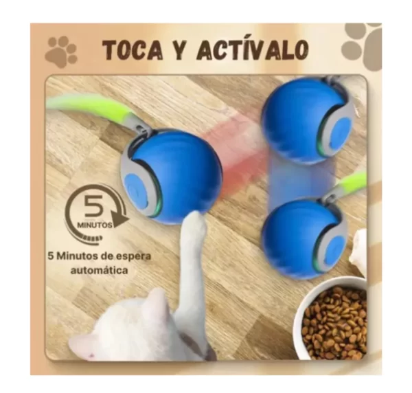 juguete pelota interactiva para gato