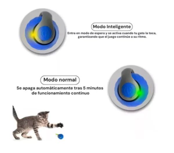 juguete pelota interactiva para gato