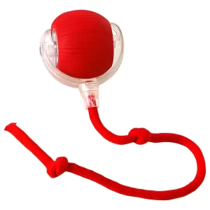pelota interactiva con cuerda para mascotas