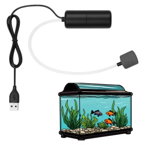 mini bomba de oxígeno para pecera/acuario portátil usb 5v