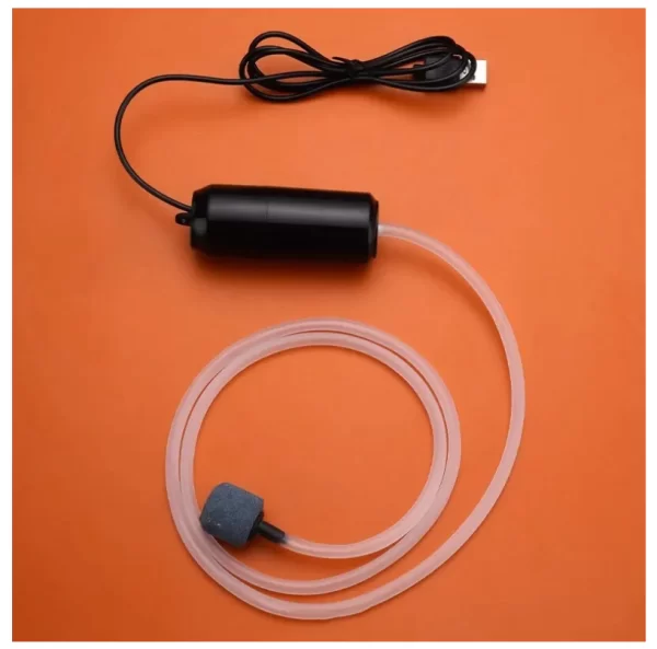 mini bomba de oxígeno para pecera/acuario portátil usb 5v