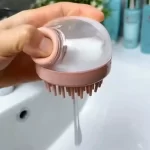 cepillo dispensador de shampoo para mascotas
