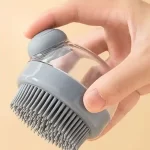 cepillo dispensador de shampoo para mascotas